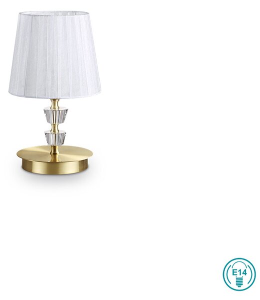 Επιτραπέζιο Φωτιστικό Ideal Lux Pegaso 197753 Χρυσό Ματ