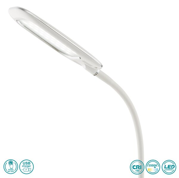 Φωτιστικό Επιτραπέζιο Globo Lighting Minea I 58262 Χρώμιο