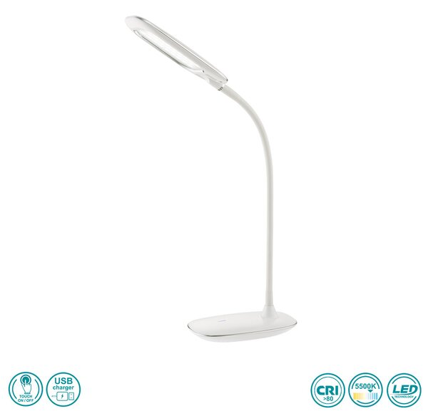Φωτιστικό Επιτραπέζιο Globo Lighting Minea I 58262 Χρώμιο