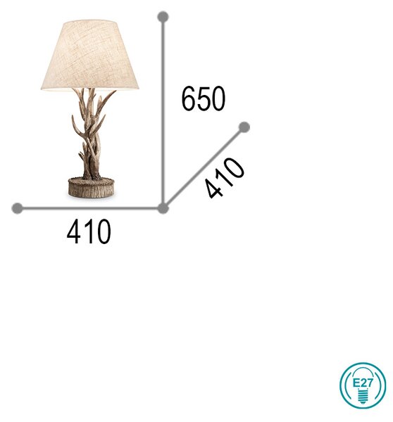Επιτραπέζιο Φωτιστικό Ideal Lux Chalet 128207