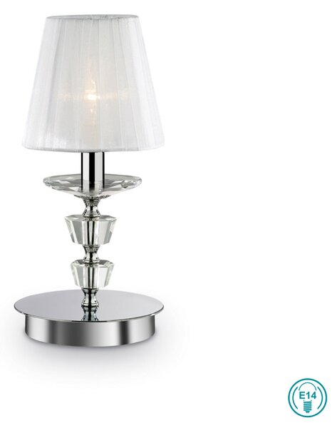 Επιτραπέζιο Φωτιστικό Ideal Lux Pegaso 059266 Χρώμιο