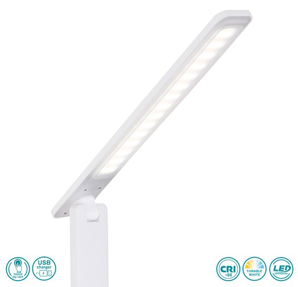 Φωτιστικό Επιτραπέζιο Globo Lighting Bulla 58400W Λευκό