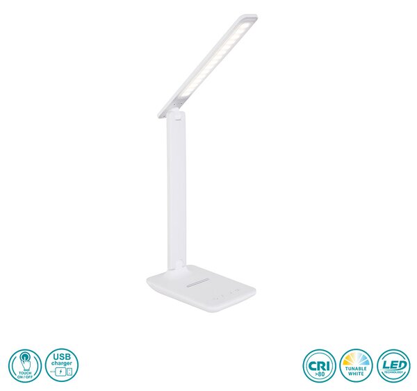 Φωτιστικό Επιτραπέζιο Globo Lighting Bulla 58400W Λευκό