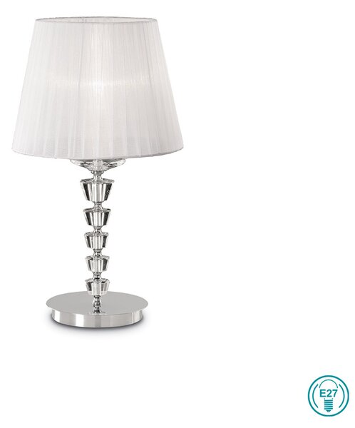 Επιτραπέζιο Φωτιστικό Ideal Lux Pegaso 059259 D30 Χρώμιο