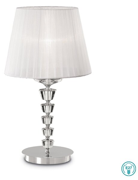Επιτραπέζιο Φωτιστικό Ideal Lux Pegaso 059259 D30 Χρώμιο