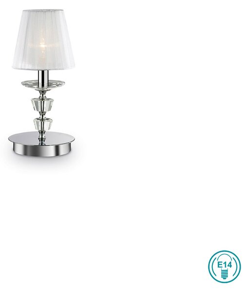 Επιτραπέζιο Φωτιστικό Ideal Lux Pegaso 059266 Χρώμιο