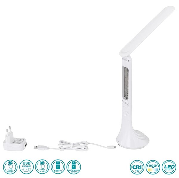 Φωτιστικό Επιτραπέζιο Globo Lighting Tyrell 58329W Λευκό
