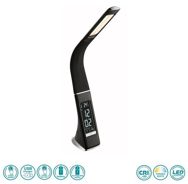 Φωτιστικό Επιτραπέζιο Globo Lighting Sophie 58334 Μαύρο