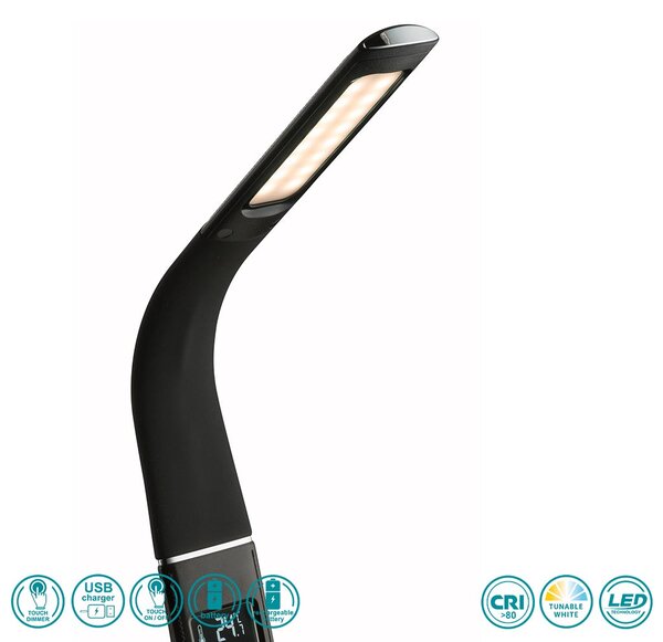 Φωτιστικό Επιτραπέζιο Globo Lighting Sophie 58334 Μαύρο