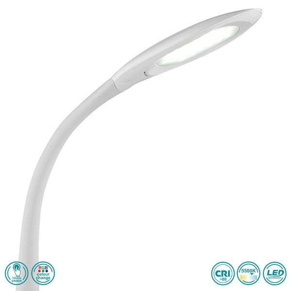 Πορτατίφ Γραφείου Globo Lighting Tarron 58278 Λευκό