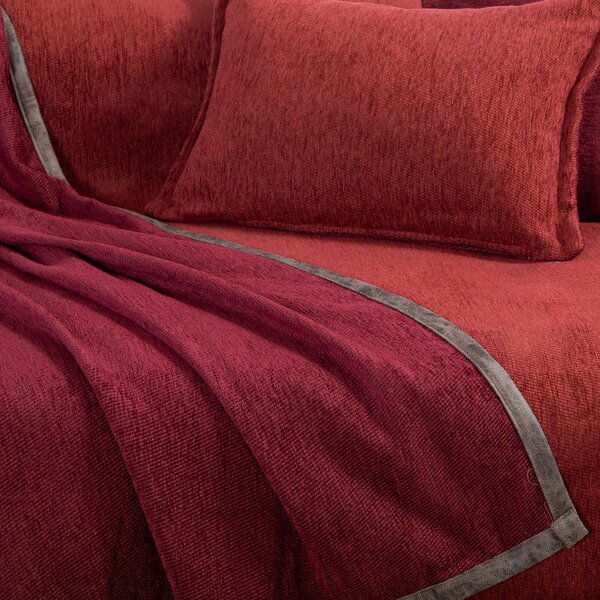 Ριχτάρι Καναπέ Τριθέσιου 2 Όψεων (180x300) Nef-Nef Homeware Tanger 26 Bordo/Paprika