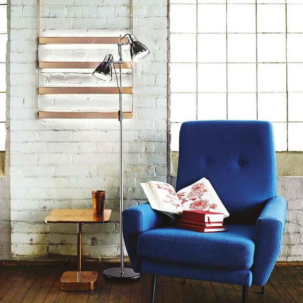 Φωτιστικό Δαπέδου Ideal Lux Elvis 001197 Μαύρο