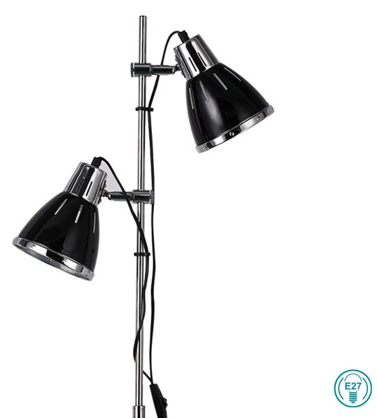Φωτιστικό Δαπέδου Ideal Lux Elvis 001197 Μαύρο
