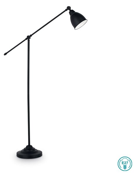 Φωτιστικό Δαπέδου Ideal Lux Newton 003528 Μαύρο