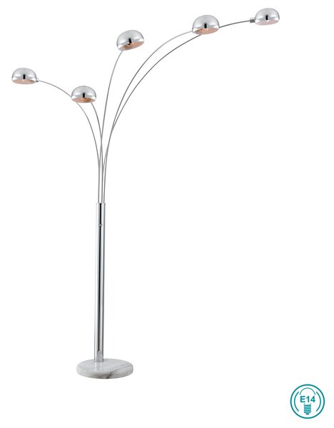 Φωτιστικό Δαπέδου Globo Lighting Seymour 58228S Χρώμιο