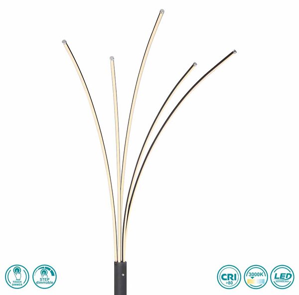 Φωτιστικό Δαπέδου Globo Lighting Bizzy 59229B Μαύρο
