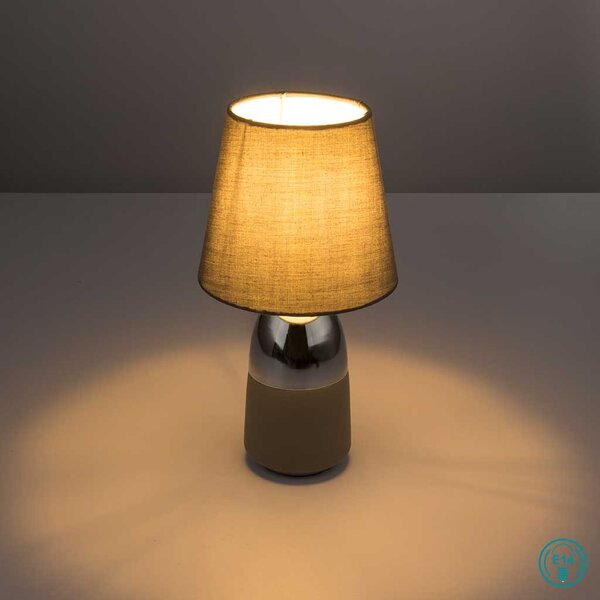 Φωτιστικό Επιτραπέζιο Globo Lighting Eugen 24135C Γκρί