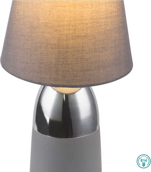 Φωτιστικό Επιτραπέζιο Globo Lighting Eugen 24135C Γκρί