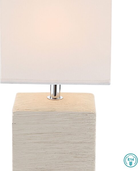 Φωτιστικό Επιτραπέζιο Globo Lighting Geri 21675 Λευκό