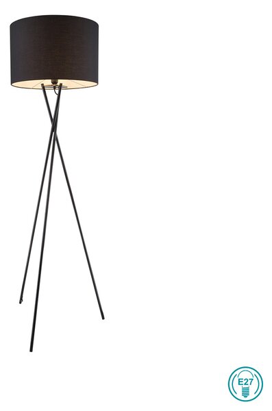 Φωτιστικό Δαπέδου Globo Lighting Gustav 24686 Μαύρο