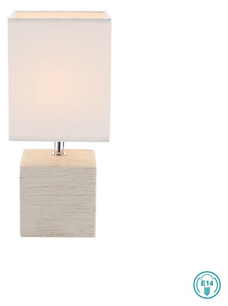Φωτιστικό Επιτραπέζιο Globo Lighting Geri 21675 Λευκό