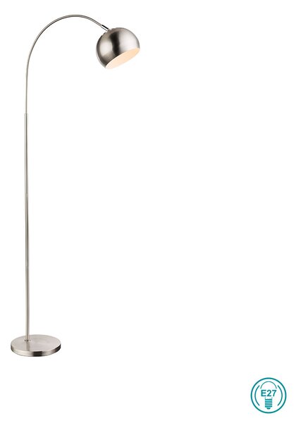 Φωτιστικό Δαπέδου Globo Lighting Benno 24779N Νίκελ Ματ