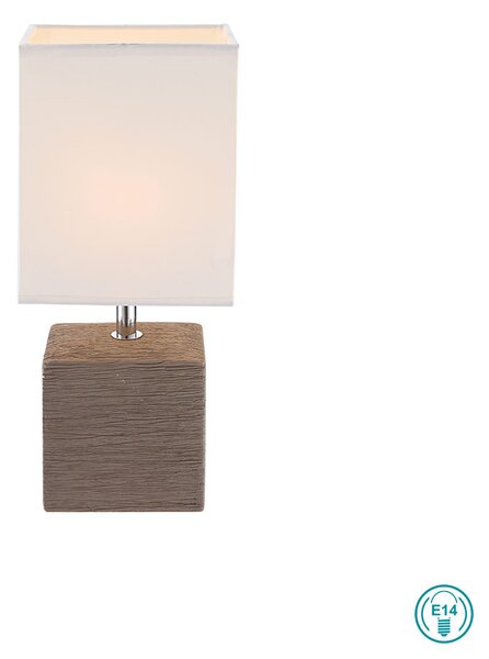Φωτιστικό Επιτραπέζιο Globo Lighting Geri 21677 Καφέ