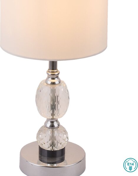 Φωτιστικό Επιτραπέζιο Globo Lighting Bronn 24136T Χρώμιο