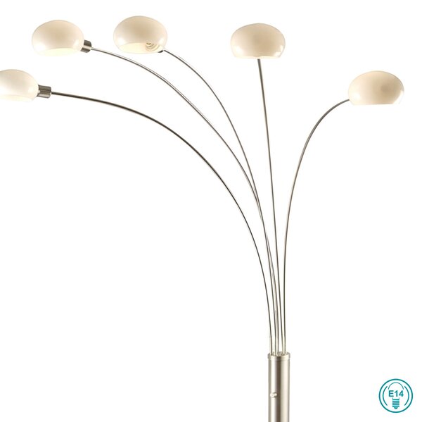 Φωτιστικό Δαπέδου Globo Lighting Classic Style 58224 Νίκελ Ματ