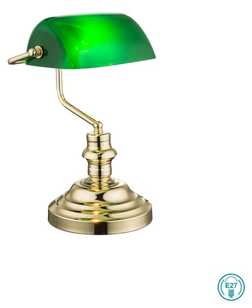 Φωτιστικό Επιτραπέζιο Globo Lighting Antique 2491K Μπρούντζινο