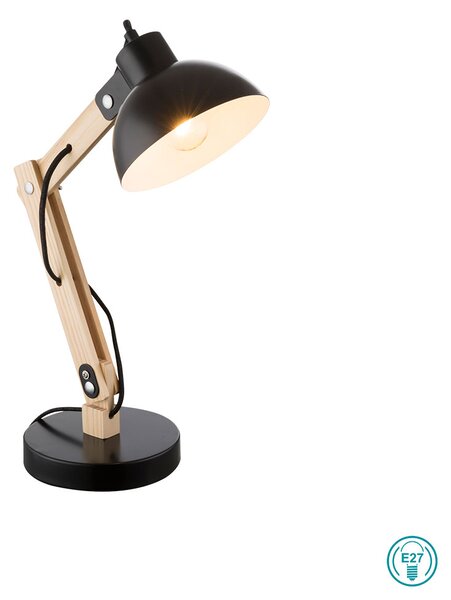 Φωτιστικό Επιτραπέζιο Globo Lighting Tongariro 21504 Μαύρο