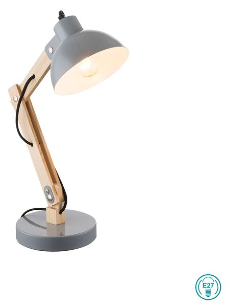 Φωτιστικό Επιτραπέζιο Globo Lighting Tongariro 21503 Γκρί