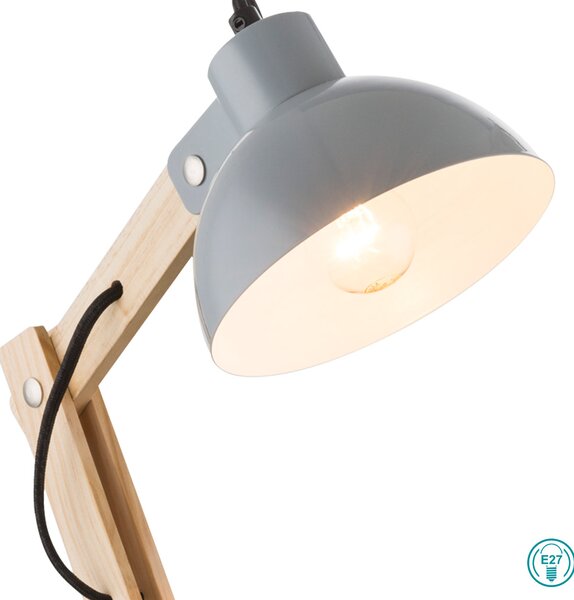 Φωτιστικό Επιτραπέζιο Globo Lighting Tongariro 21503 Γκρί