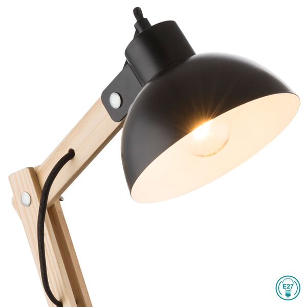 Φωτιστικό Επιτραπέζιο Globo Lighting Tongariro 21504 Μαύρο