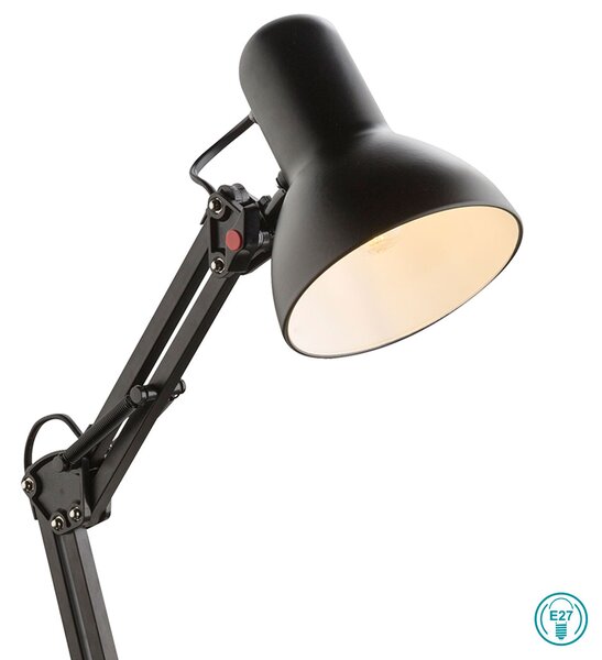 Πορτατίφ Γραφείου Globo Lighting Famous 24880 Μαύρο