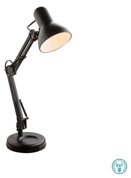 Πορτατίφ Γραφείου Globo Lighting Famous 24880 Μαύρο