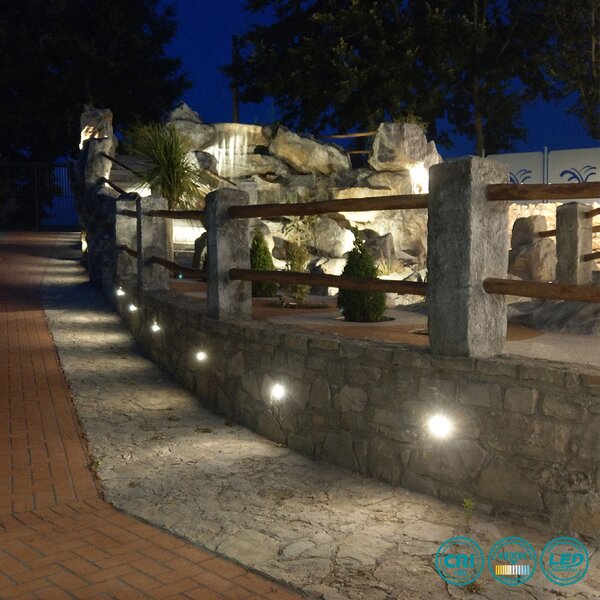 Φωτιστικό Χωνευτό Intec INC-ONYX-Q1-NERO 8031440361262 Μαύρο Ματ