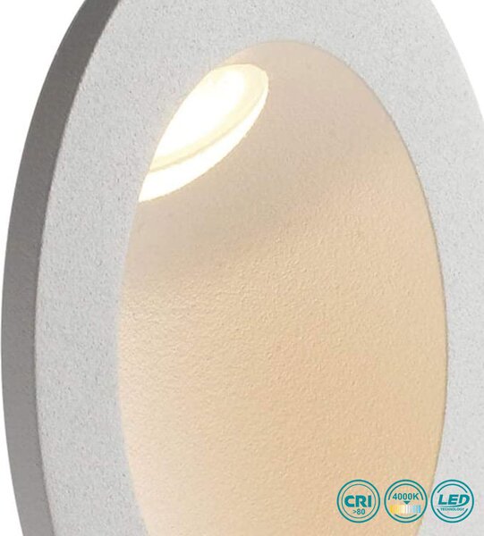 Φωτιστικό Χωνευτό Intec INC-ONYX-R1-BCO 8031440361248 Λευκό Ματ