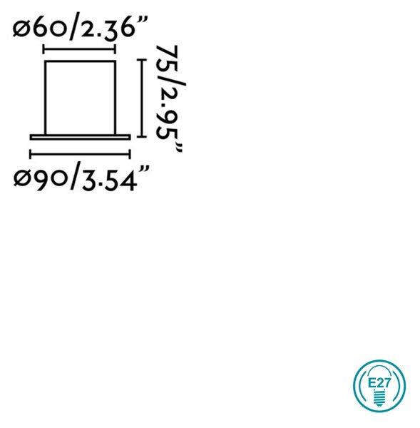 Πορτατίφ Faro Ten 62156 Χαλκός