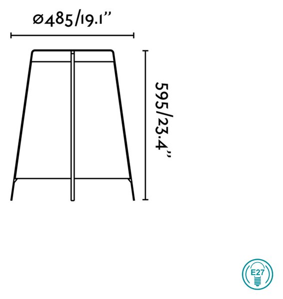 Πορτατίφ Faro Akane 28371 Μαύρο-Μπεζ
