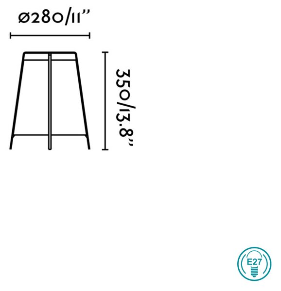 Πορτατίφ Faro Akane 28370 Μαύρο-Μπεζ