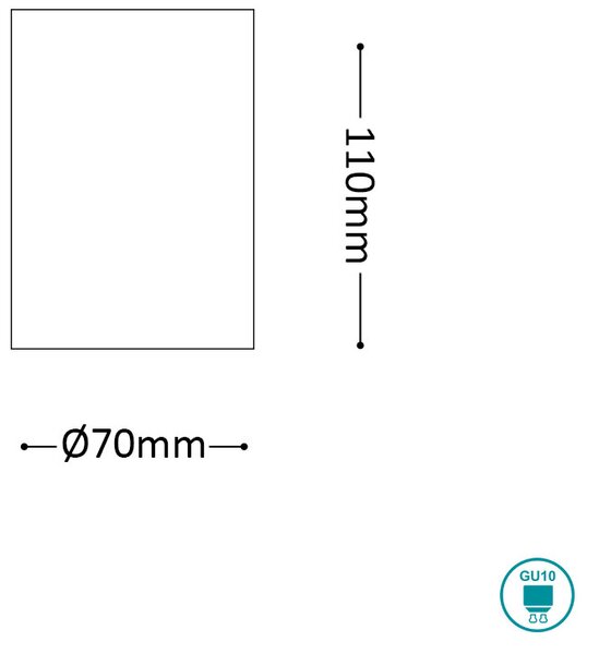 Φωτιστικό Σποτ Ideal Lux Tower 155869