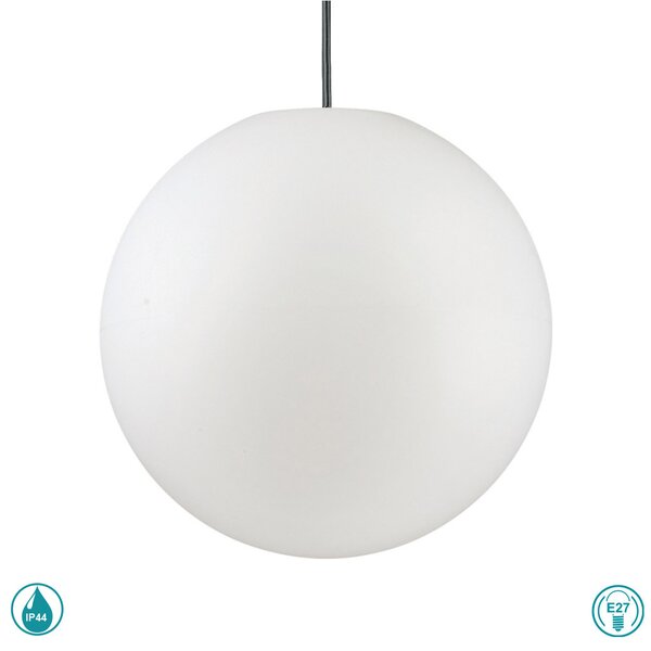 Φωτιστικό Κρεμαστό Εξωτερικού Χώρου Ideal Lux Sole 135991 D30