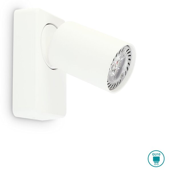 Φωτιστικό Σποτ Ideal Lux Rudy 229027 Λευκό