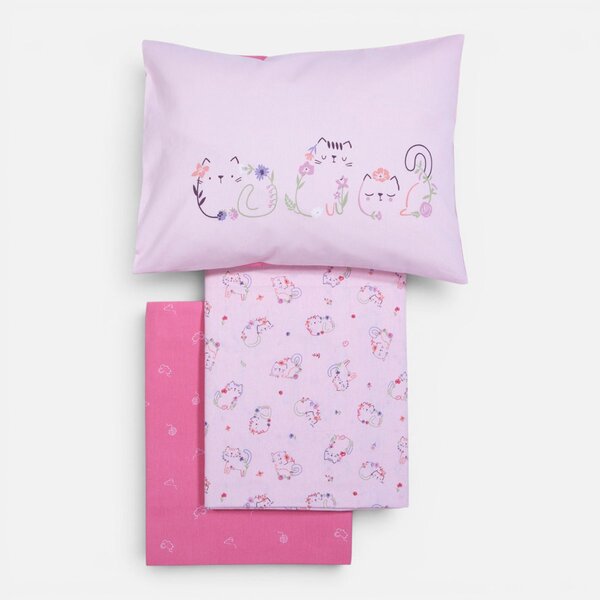 Σεντόνια Κούνιας (Σετ) Nef-Nef Homeware Baby Cats Are Perfect