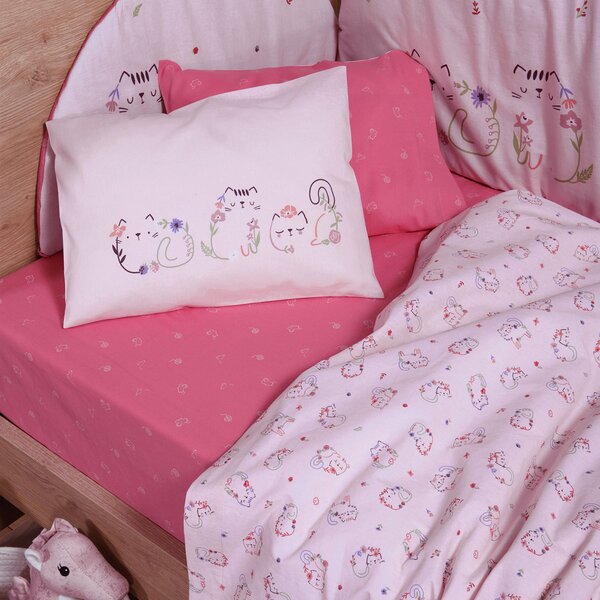 Σεντόνια Κούνιας (Σετ) Nef-Nef Homeware Baby Cats Are Perfect