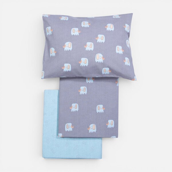 Σεντόνια Κούνιας (Σετ) Nef-Nef Homeware Baby Elephants 26