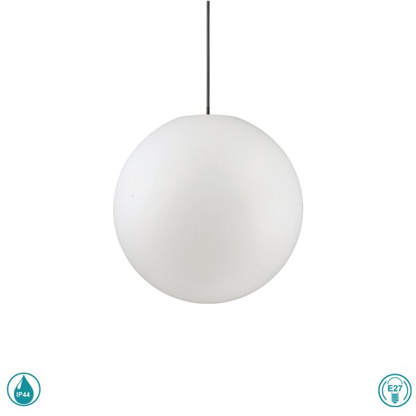 Φωτιστικό Κρεμαστό Εξωτερικού Χώρου Ideal Lux Sole 136004 D40