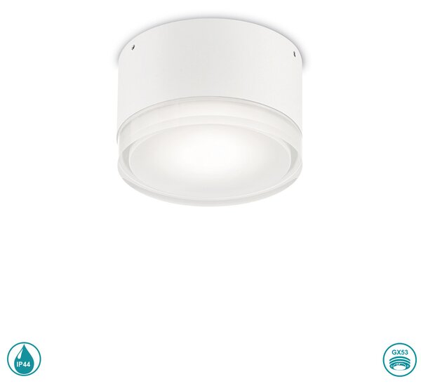 Φωτιστικό Οροφής Εξωτερικού Χώρου Ideal Lux Urano D12 168036 Λευκό
