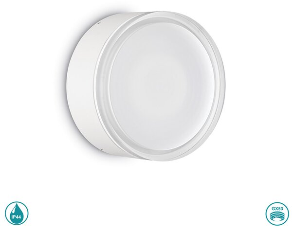 Φωτιστικό Οροφής Εξωτερικού Χώρου Ideal Lux Urano D16 168050 Λευκό